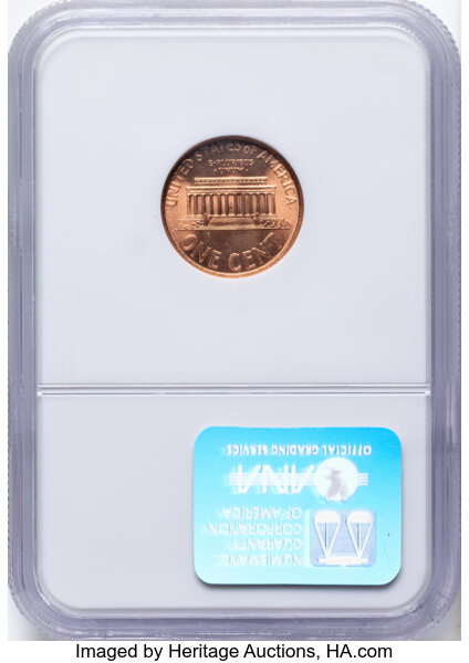 1995 1c Doubled Die Obverse MS RD MS68 RD thumbnail 2