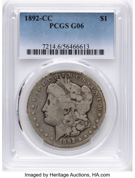1892-CC $1  Normal Die, VAM-1 MS thumbnail 12