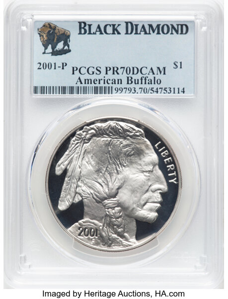 2001-P S$1 American Buffalo PR DCAM thumbnail 9