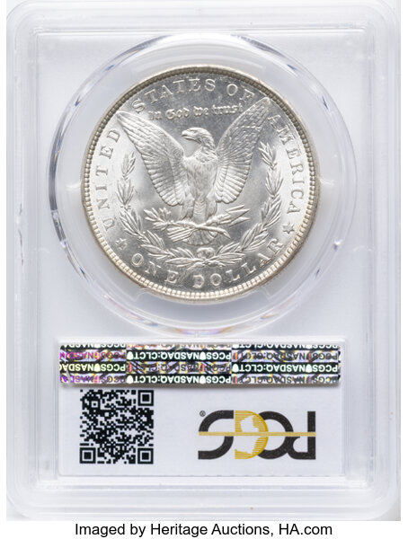 Morgan $1  Pre-1921 [Type] MS69 CAC thumbnail 4