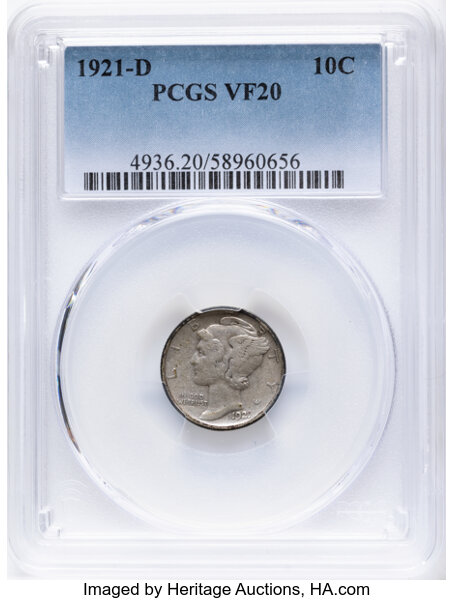 1921-D 10c MS thumbnail 2