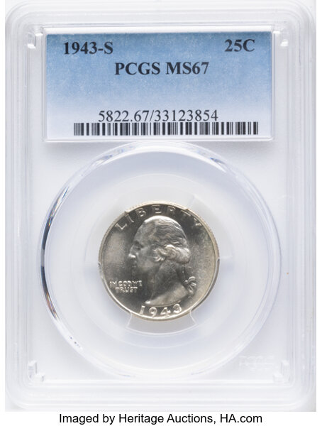 1943-S 25c MS thumbnail 2
