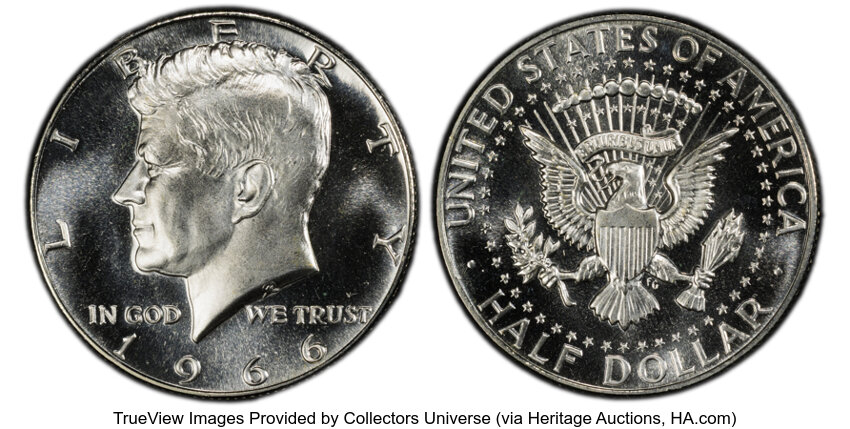 1966 50c Special Mint Set SMS CAM thumbnail 4