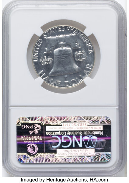 Franklin Half Dollar 50c 1950-1963 [Type] PR68 thumbnail 2