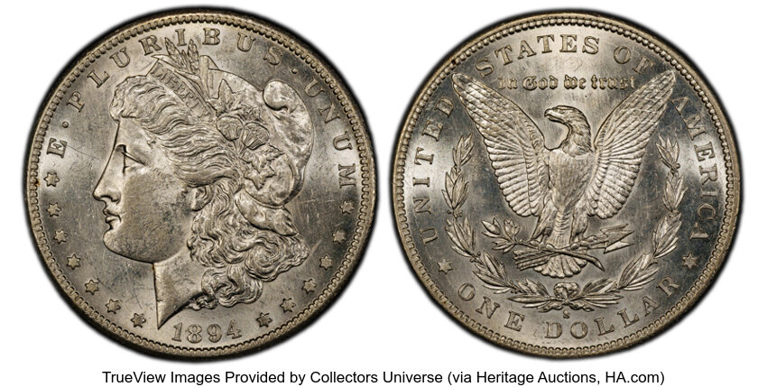 1894-S $1  Worm Eye, VAM-13 MS thumbnail 7