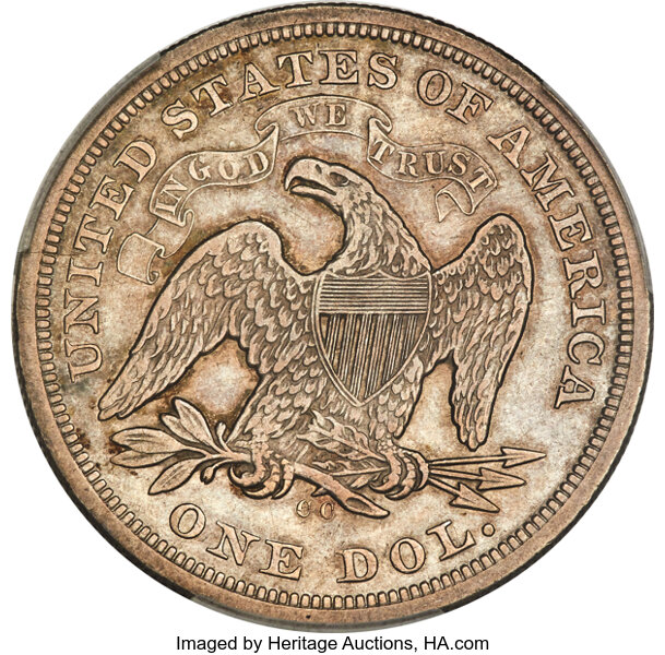 1873-CC $1  Seated Liberty MS thumbnail 10