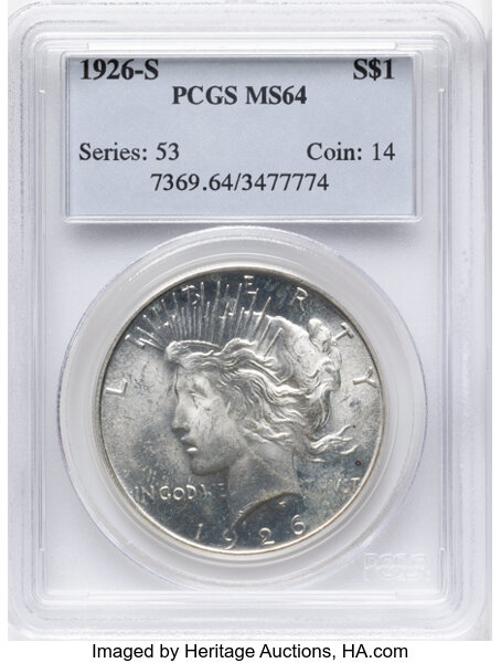 1926-S $1  Clashed E, VAM-1AF1 MS thumbnail 11