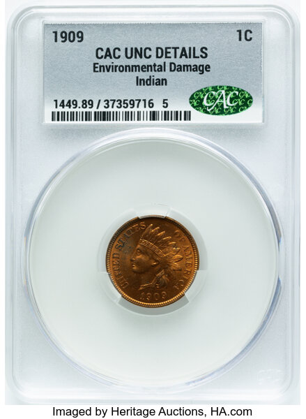 1909-S 1c Indian MS RD thumbnail 4