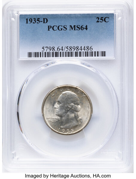 1935-D 25c MS thumbnail 4