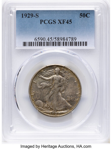 1929-S 50c Missing Designer's Initials, FS-901 MS thumbnail 2