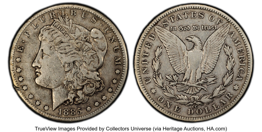 1885-CC $1  Dash Under 8, VAM-2 MS thumbnail 19