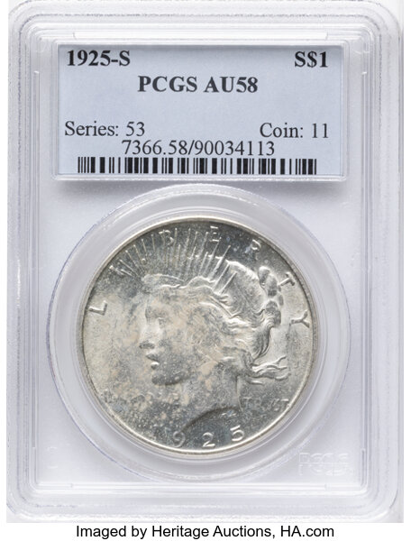 1925-S $1  Doubled Wing, VAM-3A MS thumbnail 11
