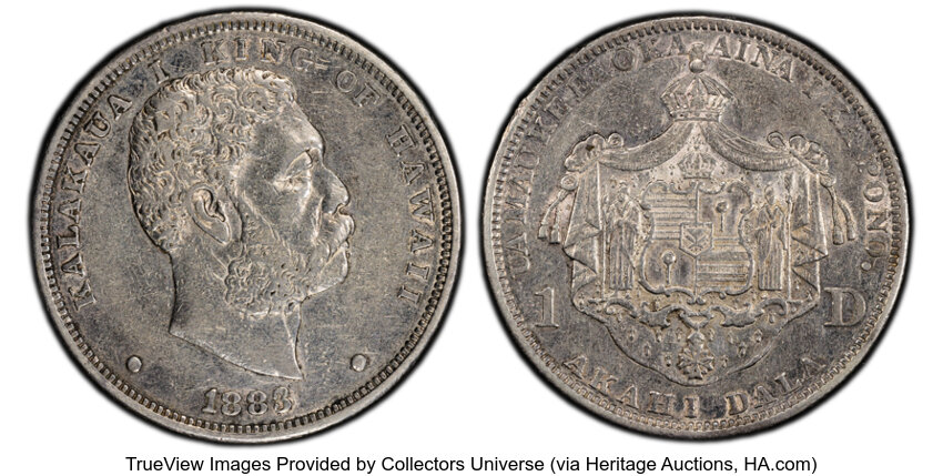 1883 $1  Hawaii MS thumbnail 2