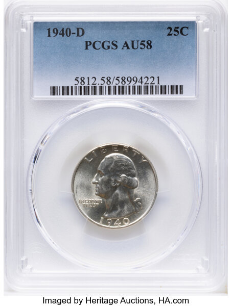 1940-D/D 25c Repunched Mintmark, FS-502 MS thumbnail 3