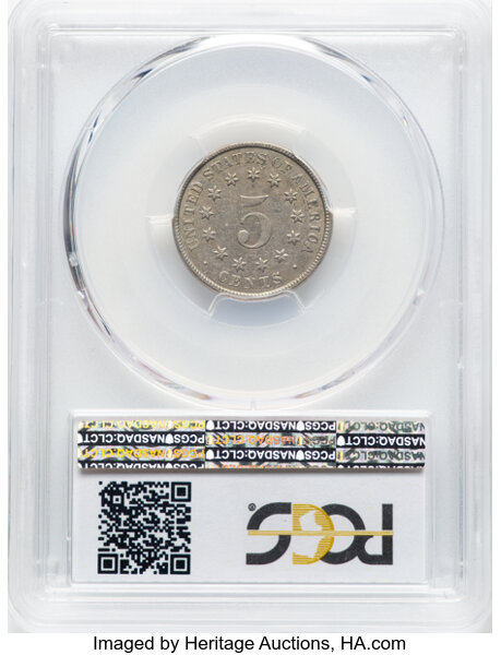 1883/2 5c Shield, Overdate, FS-302 MS thumbnail 8