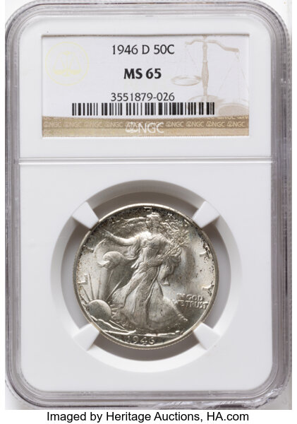 1946-D 50c MS thumbnail 3