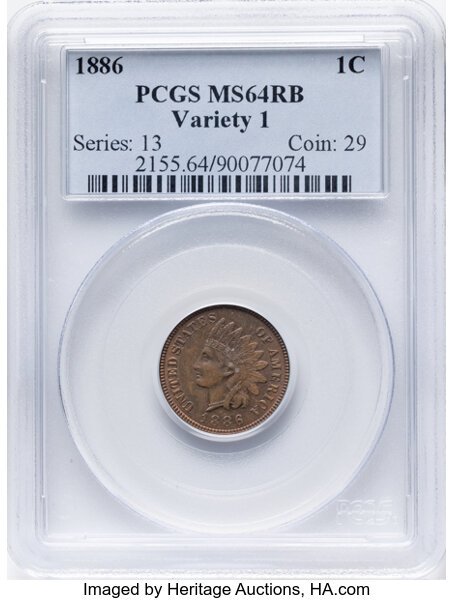 1886 1c Type 1 MS RB thumbnail 2