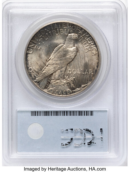 1921 $1  Peace, High Relief MS60 thumbnail 12