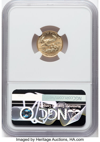 2014 $5  Gold Eagle MS70 thumbnail 4