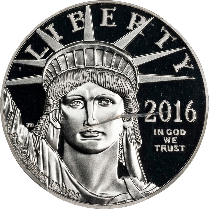 Image for 2016-W P$100  Platinum Eagle PR DCAM OGP