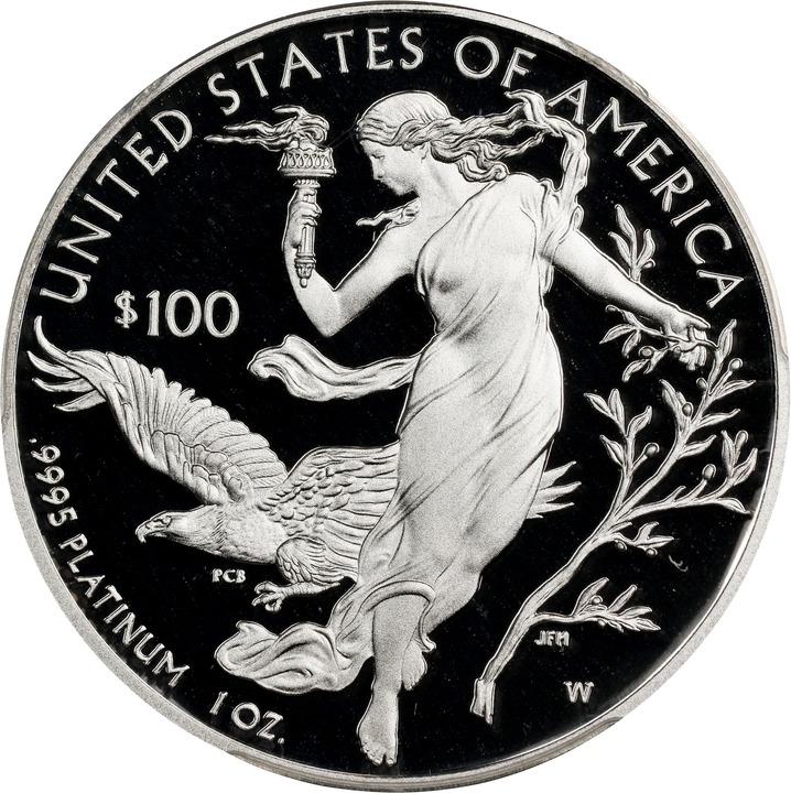 2016-W P$100  Platinum Eagle PR DCAM OGP thumbnail 2
