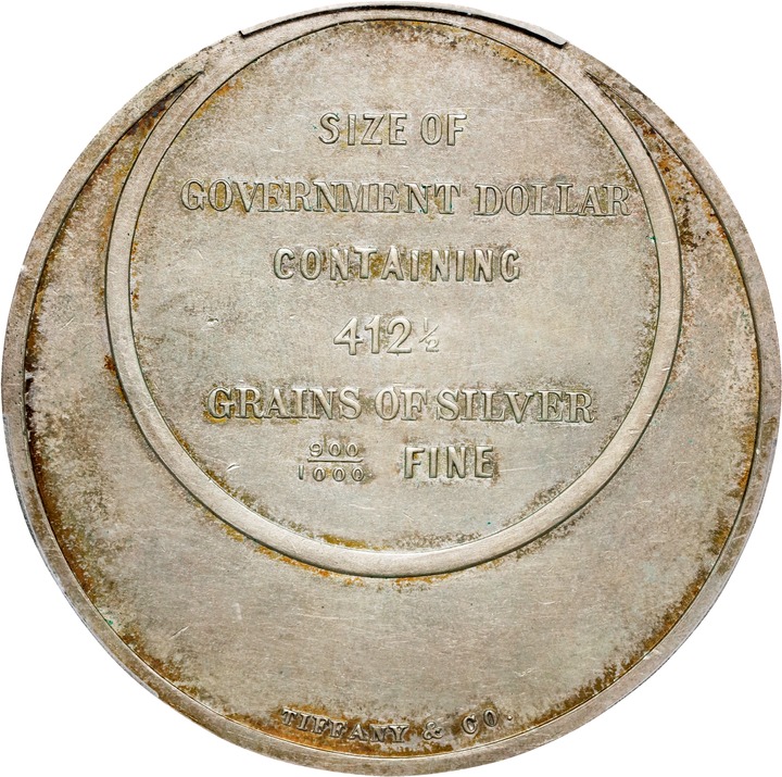 1896 Sep 14 SC$1 Bryant Dollar, 823 gr, 7 lines, Silver, HK-779 VF35 thumbnail 3