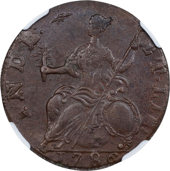 1786 Copper Connecticut, Mailed Bust Left MS BN MS63 BN thumbnail 2