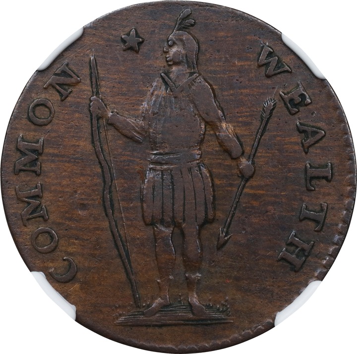 Image for 1788 Cent Massachusetts, With Period MS BN XF45 BN