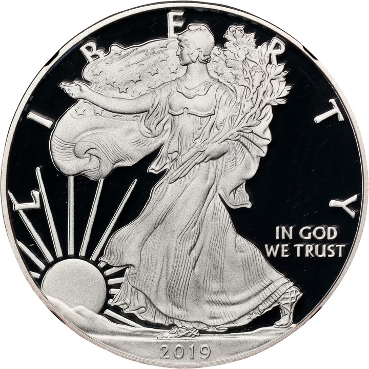 2019-W $1  Silver Eagle PR DCAM PR64 DCAM CAC thumbnail 12