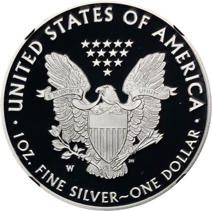 2019-W $1  Silver Eagle PR DCAM PR64 DCAM CAC thumbnail 13