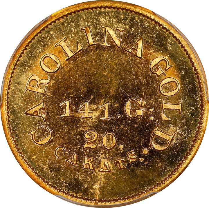 (1908) G$5  A.Bechtler, 141 GR, 20C, Chapman Restrike, K-30 PR CAM PR66 CAM thumbnail 2