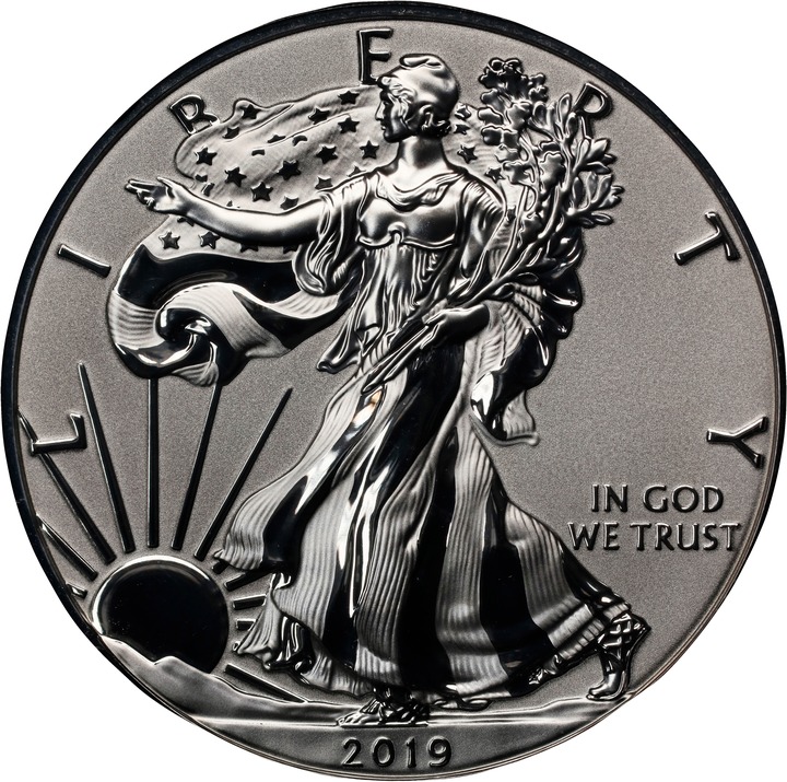 2019-S $1  Silver Eagle, Enhanced Reverse Proof PR66 CAC thumbnail 20