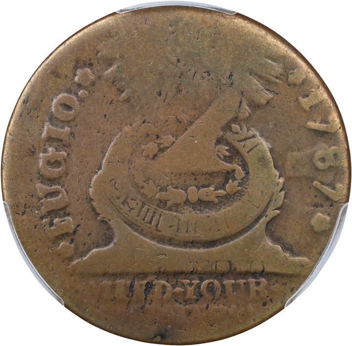 Image for 1787 Fugio 1c 4 Cinquefoils, STATES UNITED, Newman 9-S MS BN G4 BN