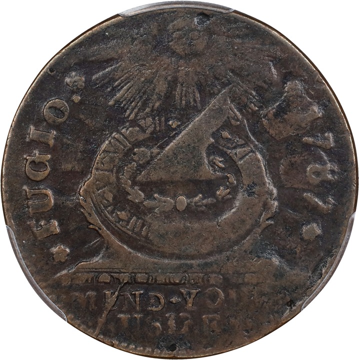 1787 Fugio 1c 4 Cinquefoils, UNITED STATES, Newman 18-H MS BN VG10 BN thumbnail 11