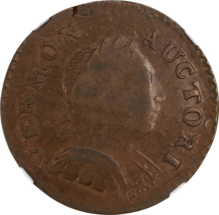 1788 Copper Vermont, Bust Right MS BN thumbnail 8