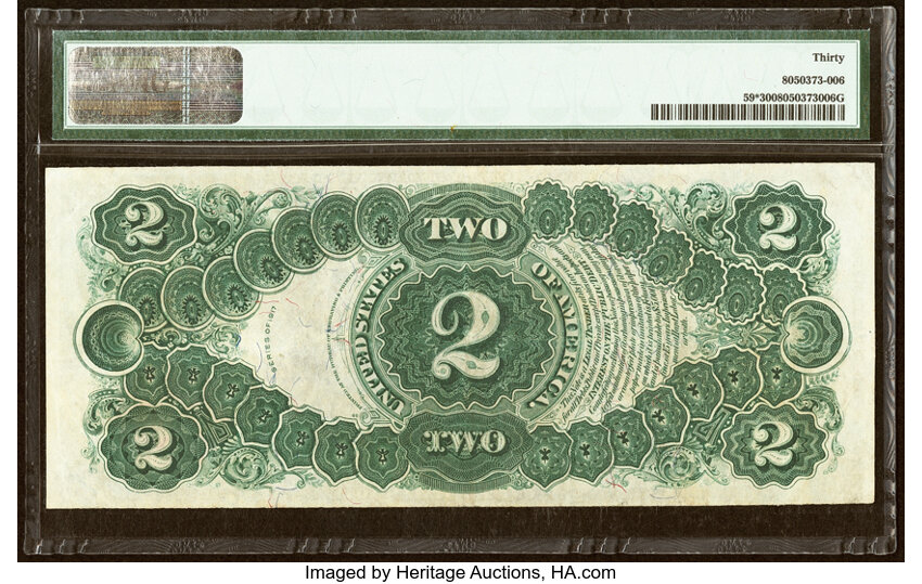 1917 $2  Mule, Star Replacement (Fr. 59m*) thumbnail 4