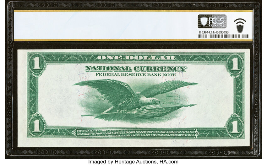 1918 $1  San Francisco (Fr. 744) thumbnail 4