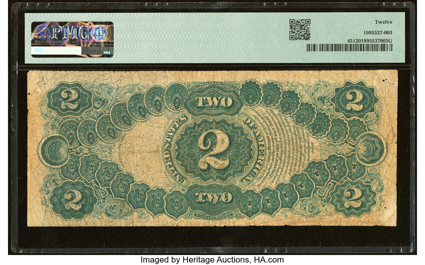 1875 $2  (Fr. 45) thumbnail 5