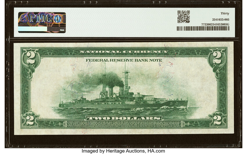 1918 $2  Minneapolis (Fr. 773) thumbnail 3
