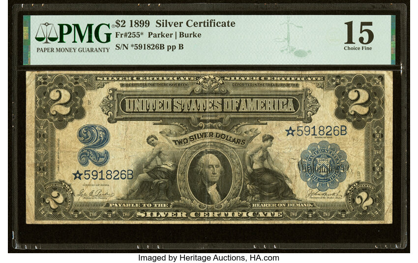 1899 $2  Star Replacement (Fr. 255*) thumbnail 2