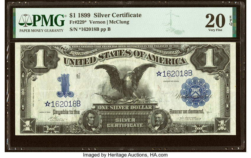1899 $1  Star Replacement (Fr. 229*) thumbnail 2