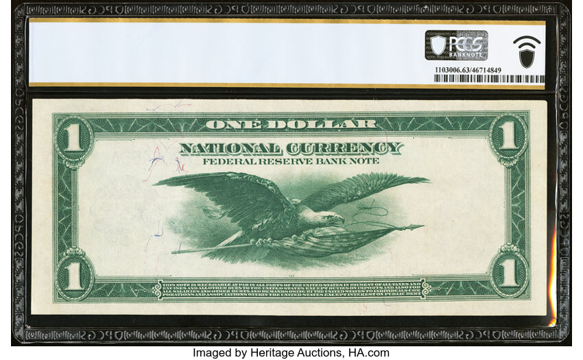 1918 $1  St. Louis (Fr. 732) thumbnail 3