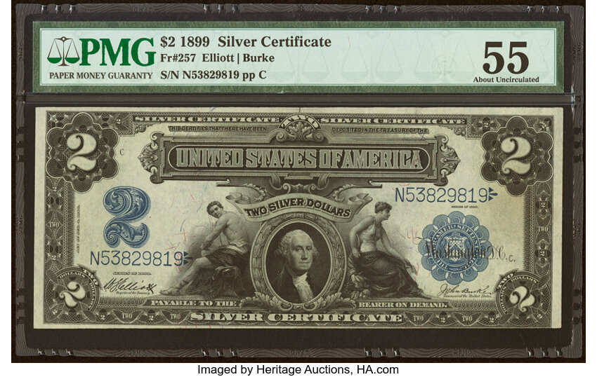 1899 $2  (Fr. 257) thumbnail 3