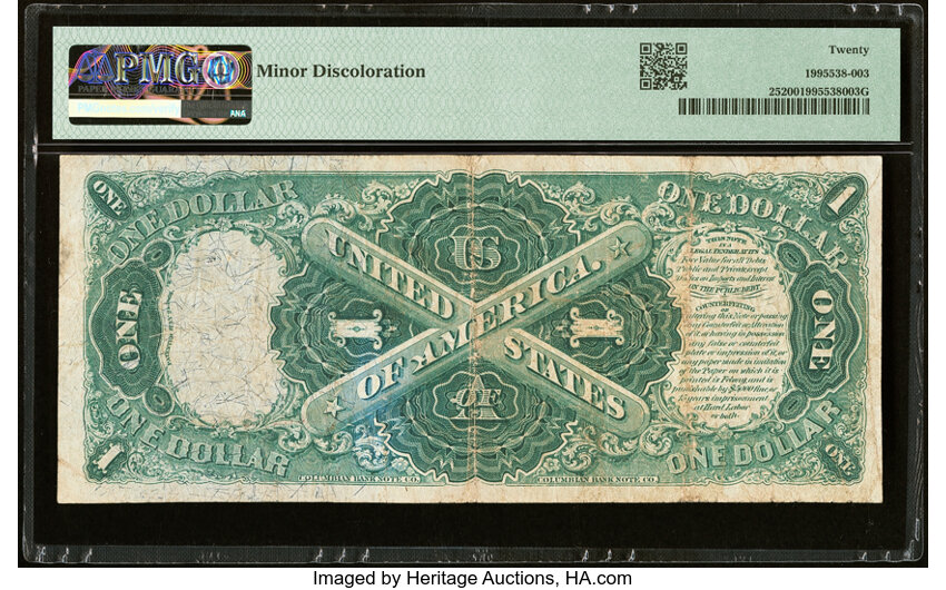 1875 $1  (Fr. 25) thumbnail 4