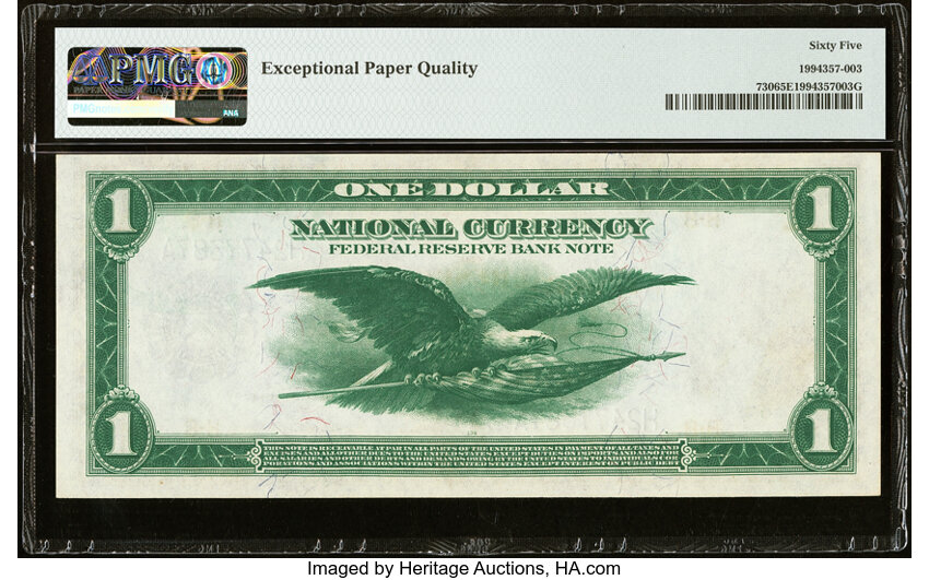 1918 $1  St. Louis (Fr. 730) thumbnail 6