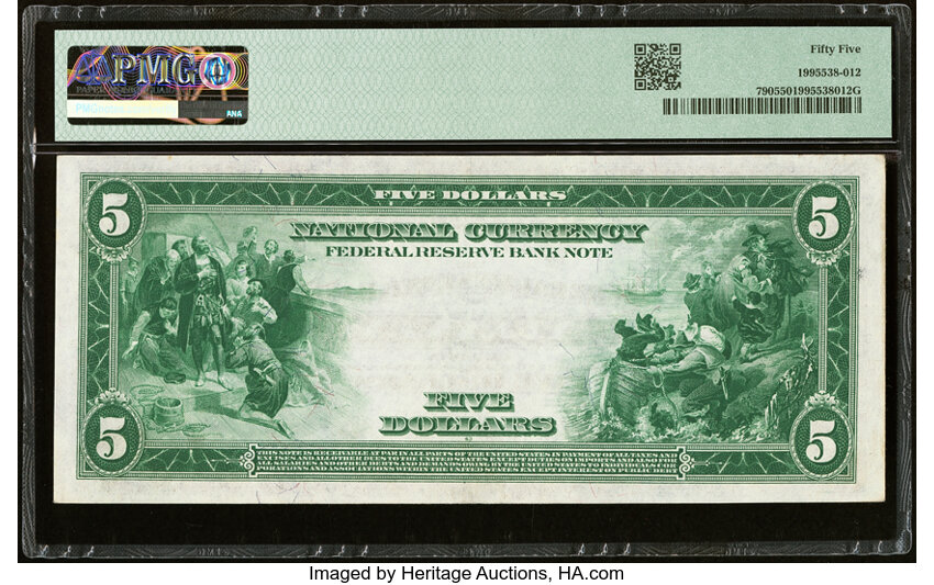 1918 $5  Atlanta (Fr. 790) thumbnail 8