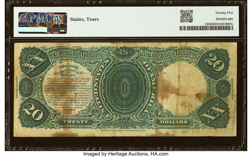 1880 $20  (Fr. 133) thumbnail 5