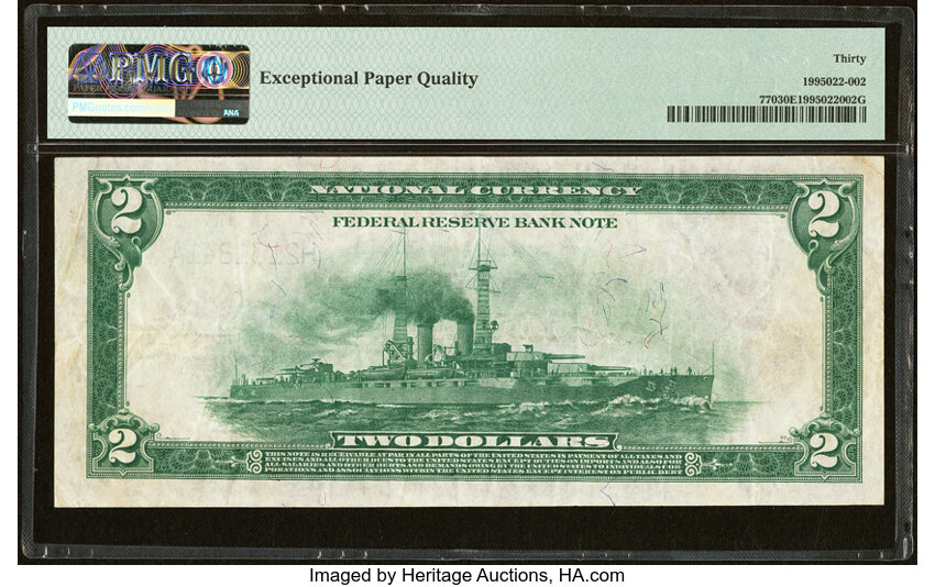 1918 $2  St. Louis (Fr. 770) thumbnail 4