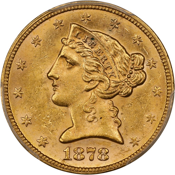 1878 $5  MS thumbnail 3