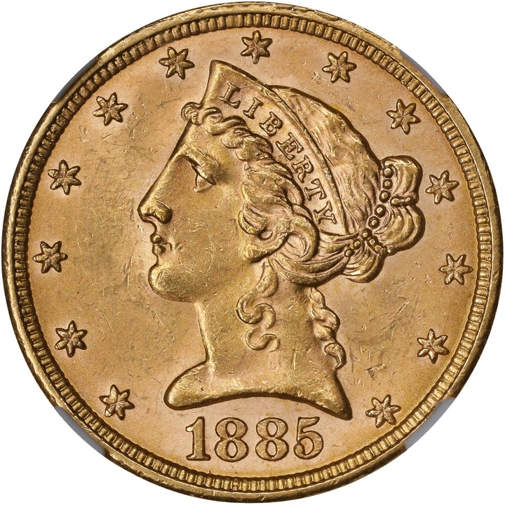 1885 $5  MS thumbnail 3